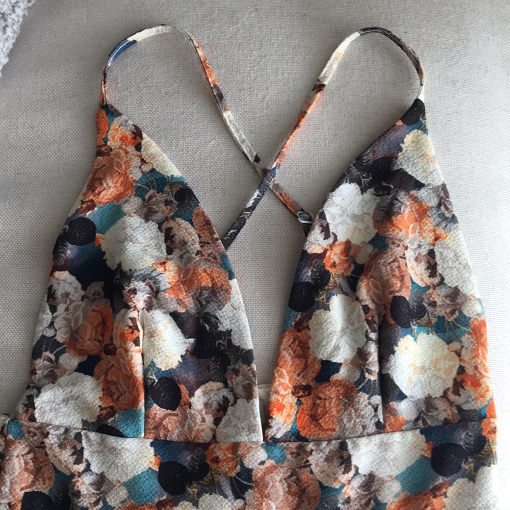 ASOS floral jumpsuit